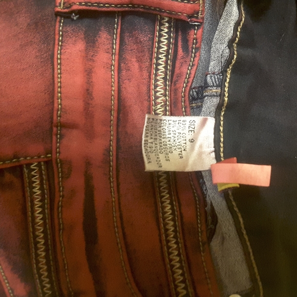 Moda Xpress red died high waisted jeans - Picture 4 of 4